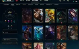 League of Legends Diamante 4(solo duo e TFT)