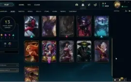 CONTA DIAMANTE 3 | 46 CAMPEÕES | 13 SKINS | 61% WR