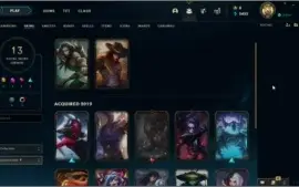 CONTA DIAMANTE 3 | 46 CAMPEÕES | 13 SKINS | 61% WR