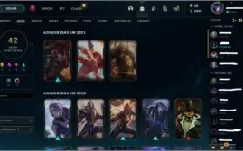 conta valorant imortal 2 com skin + conta do lol com skins