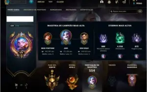 Conta ouro 4 com TODOS os champs e 274 skins ( LEVEL 634 )