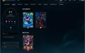 VALORANT COM AS MELHORES SKINS E FACA + LOL COM SKINS OURO 2