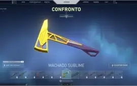 VALORANT COM AS MELHORES SKINS E FACA + LOL COM SKINS OURO 2