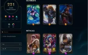 Diamante 2 + 220 Skins - League of Legends