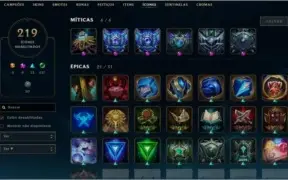 Conta de lol Diamante 4