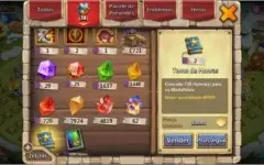 Castle Clash: Pilotao Valente. Prefeitura 25, email fake.