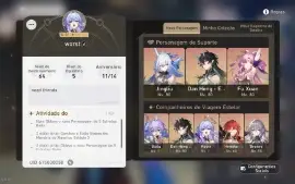 Robin, Jingliu, Dan Heng Emb, Fu Xuan, Bronya, Himeko E1e +