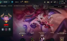Acc Lol De 2017 100% Segura | Full Acesso | 186 Skins
