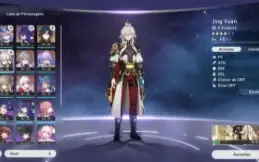 Honkai Star Rail Loba Prateadae1 + Seele + Jing Yuan + Blade