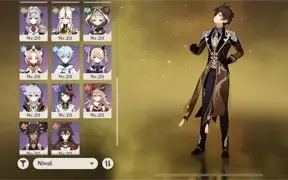 Ar40. Zhongli, kazuha e klee