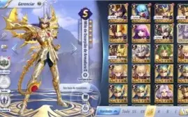 SAINT SEIYA AWAKENING - COM GEMAS AVANÇADAS E LIVROS