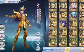 SAINT SEIYA AWAKENING - COM GEMAS AVANÇADAS E LIVROS