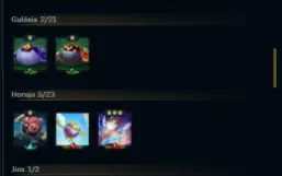 Conta de lol com 309 skins, 164 campeões, 35k EA, gold II
