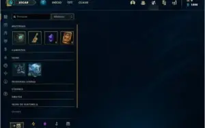 Conta platina 1 com 30 champs e 3 skins