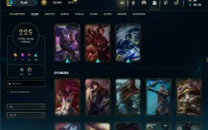 Unranked com 150 Champs e 225 Skins ( Criada em 2012 )