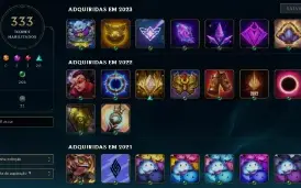 Conta Lol 🌟 303 Skins 🌟 Todos Campeoes
