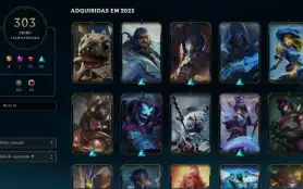 Conta Lol 🌟 303 Skins 🌟 Todos Campeoes