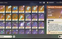 Genshin 20 limitados + skin diluc
