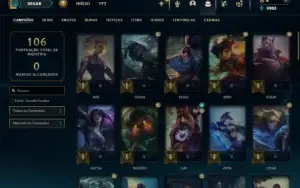 Diamante 1 com 65 Champs e 23 Skins + Ryze Triunfante