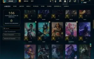 Diamante 1 com 65 Champs e 23 Skins + Ryze Triunfante