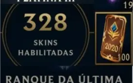 Conta LOL|328 Skins|19 Gemas|
