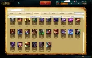 CONTA DE LEAGUE OF LEGENDS 36 CHAMP - 6 SKINS - BRONZE