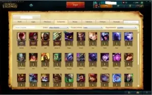 CONTA DE LEAGUE OF LEGENDS 36 CHAMP - 6 SKINS - BRONZE