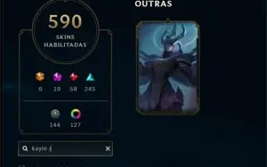 Janna Vitoriosa + Elise Vitoriosa + Kayle Juíza + 590 skins