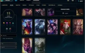 conta md10,com varias skins (season passada prata)