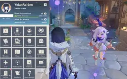 Yelan + Raiden - AR 19 Genshin Impact