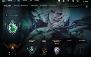 Conta League of Legends PLATINA 1 (MMR alto)