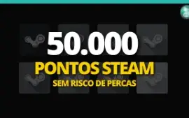 50.000 Pontos Steam (Steam Points)