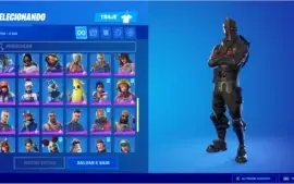 CONTA FORTNITE COM CAVALHEIRO NEGRO E MUITO MAIS!!!