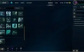 CONTA LOL GOLD 84 SKINS TODOS CAMPEÕES!!!!