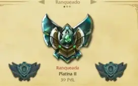 Platina 2 ( 2 skins ultimates, 1200 reais gastos)