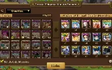 Conta com ld 5 estrela e com muitas variedades de personagem