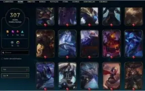 Conta League of Legends, Todos os champs, 307 skins Ex d4