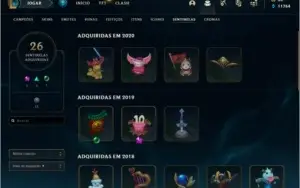 CONTA LEAGUE OF LEGENDS DE 2013 PARA VENDER RÁPIDO