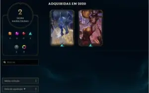Conta unranked lv 26, 2 skins épicas,17000 essencias azuis