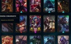 CONTA LOL PRATA 3, 55 SKINS