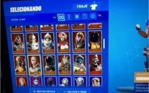 CONTA FORTNITE SEASON 2 180 skins