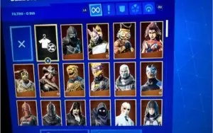 CONTA FORTNITE SEASON 2 180 skins
