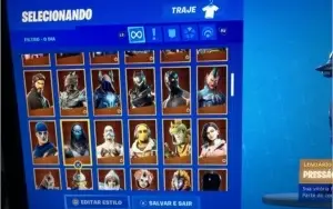 CONTA FORTNITE SEASON 2 180 skins
