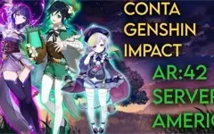 Conta Genshin Impact Ar:42 Server:America