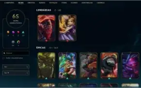 Conta de League of Legens Ouro IV (Leia a descrição)