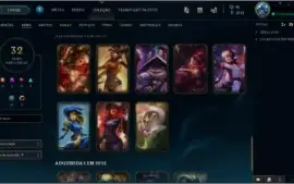 Conta Lol 101 Champs