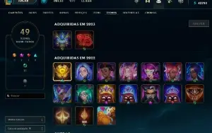 Conta Platina 4 | 63% Win - Lol (League Of Legends) Elomoon