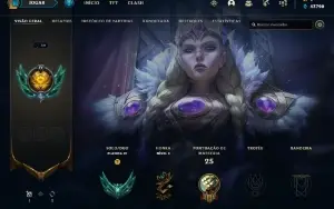 Conta Platina 4 | 63% Win - Lol (League Of Legends) Elomoon