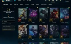 Conta Platina 4 | 63% Win - Lol (League Of Legends) Elomoon