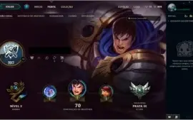 Conta LOL Prata 3 Smurf